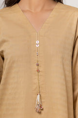 Dobby Dyed Embellished Shirt GLS-24-04