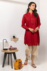 Dobby Dyed Embellished Shirt GLS-24-06
