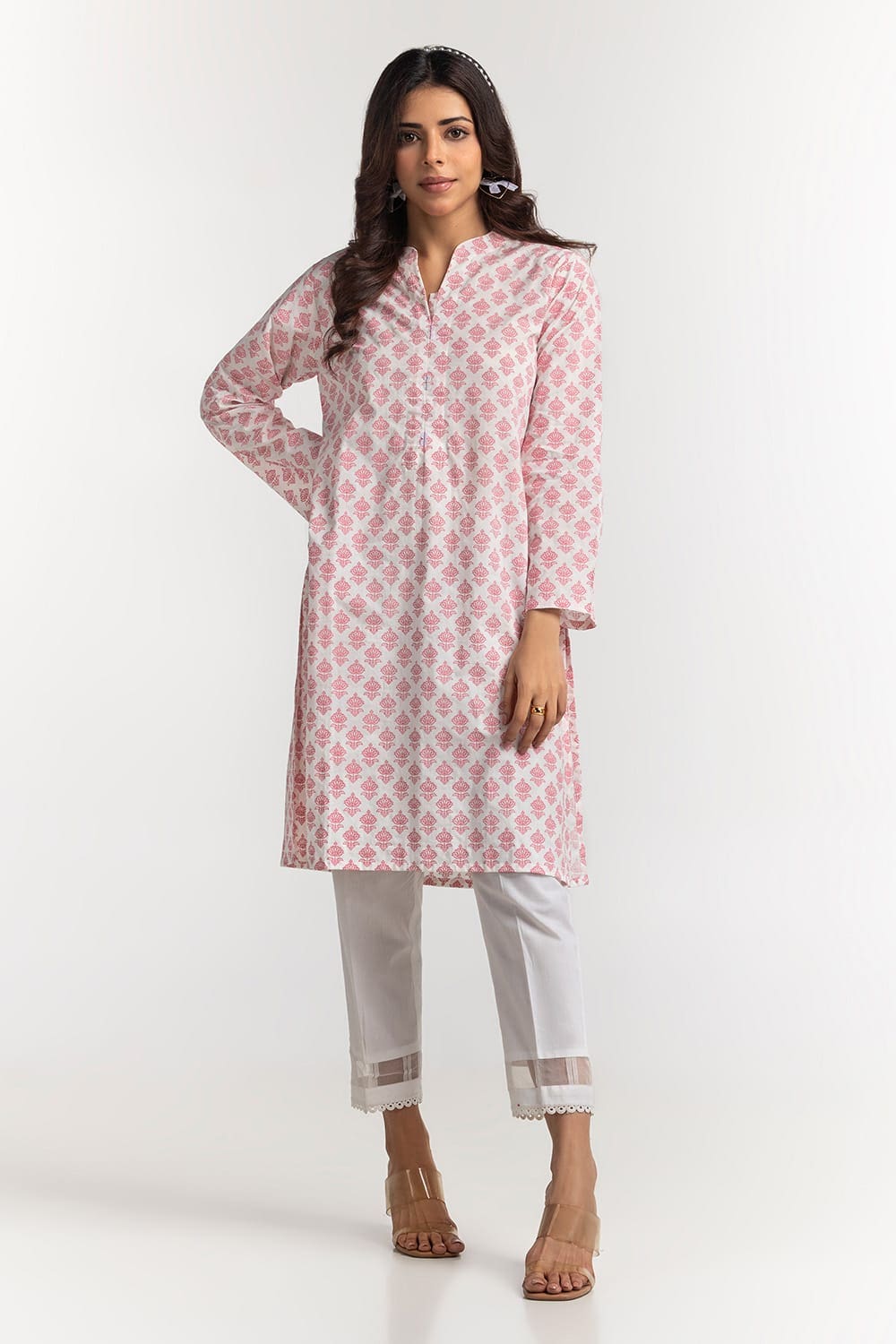 Cambric Block Printed Shirt GLS-24-134
