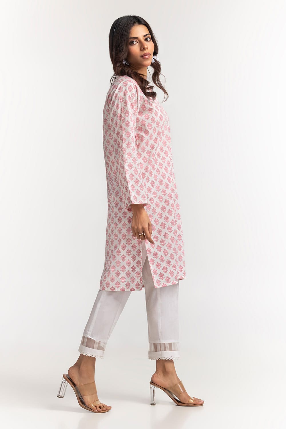 Cambric Block Printed Shirt GLS-24-134
