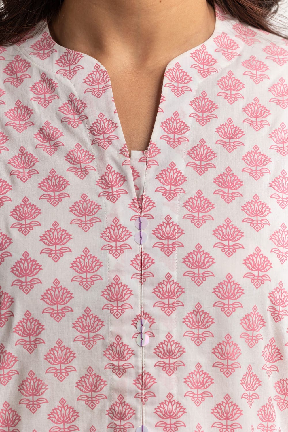 Cambric Block Printed Shirt GLS-24-134