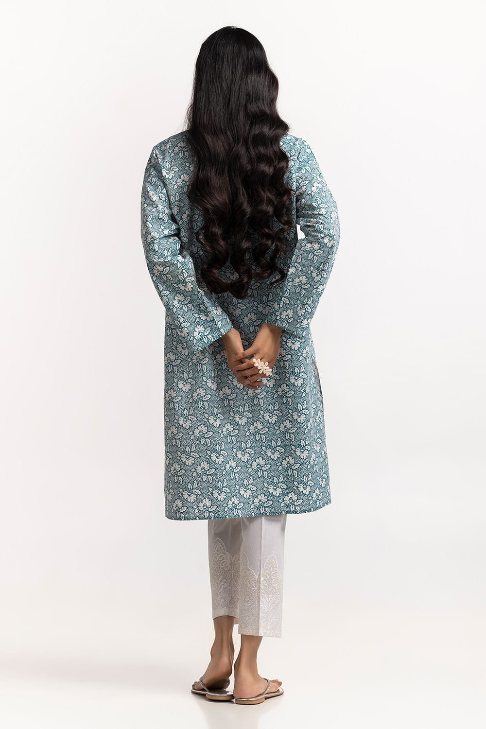 Cambric Block Printed Shirt GLS-24-138