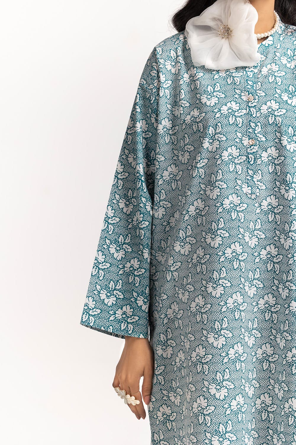 Cambric Block Printed Shirt GLS-24-138