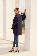 Dyed Georgette Embroidered Top GLS-24-25