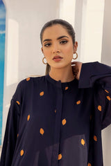 Dyed Georgette Embroidered Top GLS-24-25