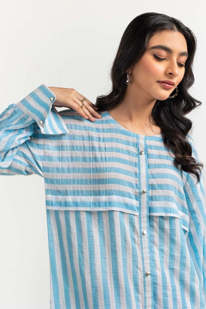 Dyed Cotton Yarn Shirt