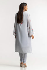 Dyed Foil Print Light Georgette Shirt GLS-24-30