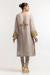 Dyed Foil Print Light Georgette Shirt GLS-24-33
