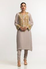Dyed Foil Print Light Georgette Shirt GLS-24-33