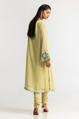 Dyed Foil Print Light Georgette Shirt GLS-24-36