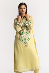 Dyed Foil Print Light Georgette Shirt GLS-24-36