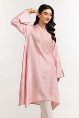 Dyed Self Jacquard Embroidered Shirt GLS-24-38