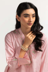 Dyed Self Jacquard Embroidered Shirt GLS-24-38