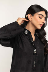 Dyed Self Jacquard Embelished Shirt GLS-24-39