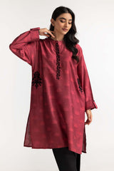 Dyed Self Jacquard Embroidered Shirt GLS-24-40