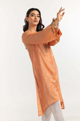 Dyed Self Jacquard Embroidered Shirt GLS-24-41