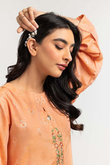 Dyed Self Jacquard Embroidered Shirt GLS-24-41