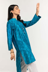 Dyed Self Jacquard Embroidered Shirt GLS-24-44