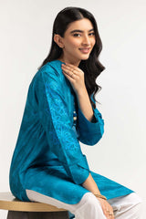 Dyed Self Jacquard Embroidered Shirt GLS-24-44