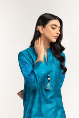 Dyed Self Jacquard Embroidered Shirt GLS-24-44