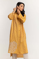 Dyed Self Jacquard Embroidered Shirt GLS-24-46
