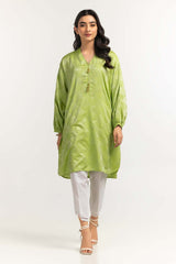 Dyed Self Jacquard Embelished Shirt GLS-24-47