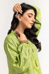 Dyed Self Jacquard Embelished Shirt GLS-24-47