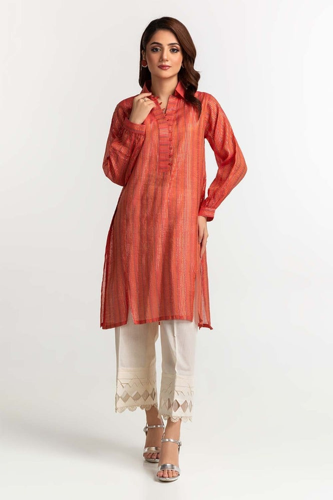 Yarn Dyed Embellished Shirt