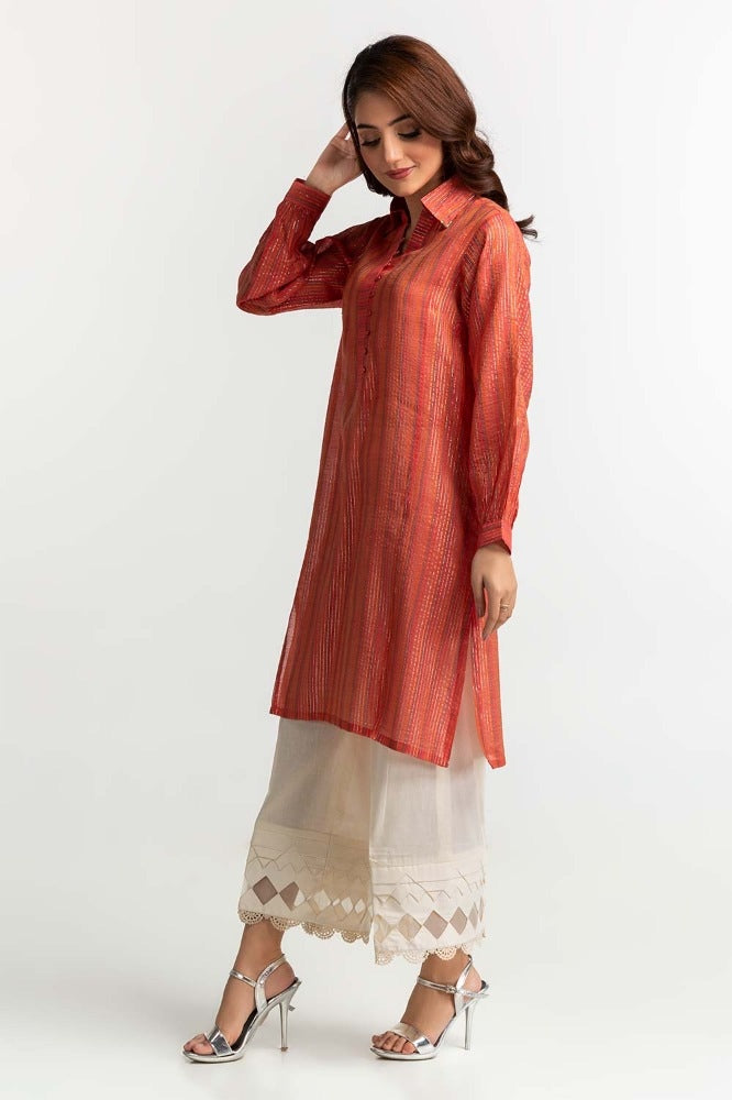 Yarn Dyed Embellished Shirt GLS-24-56