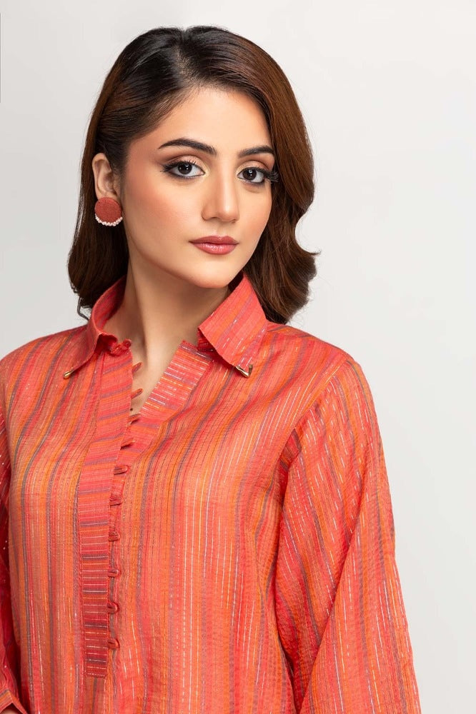 Yarn Dyed Embellished Shirt GLS-24-56