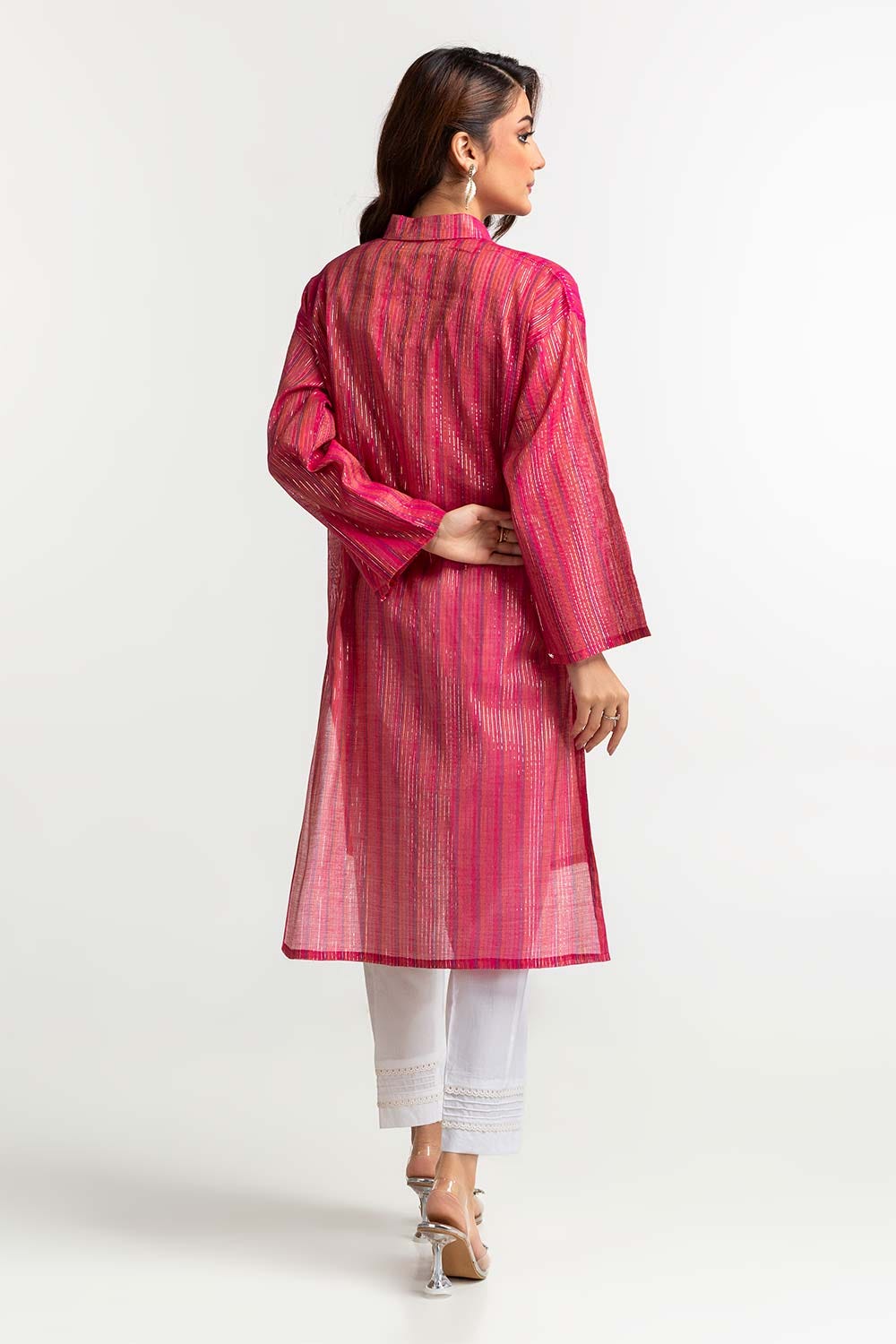 Yarn Dyed Embellished Shirt GLS-24-58