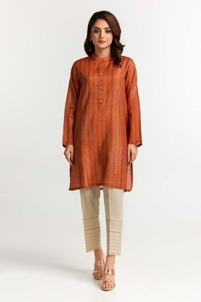 Yarn Dyed Embellished Shirt