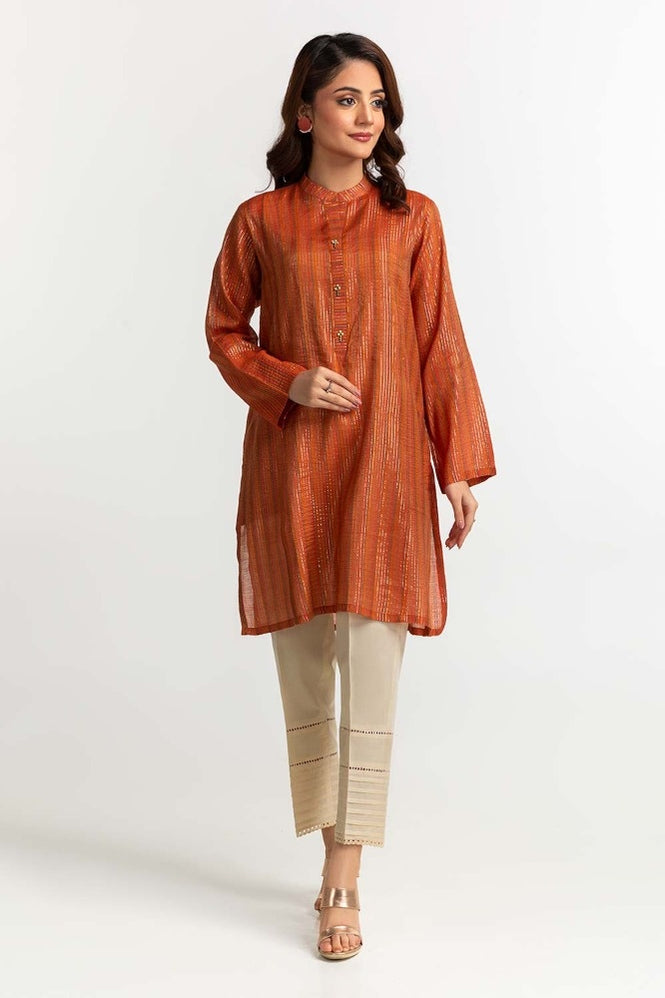 Yarn Dyed Embellished Shirt