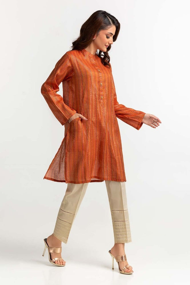 Yarn Dyed Embellished Shirt