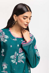 Dyed Cottonsilk Embroidered Shirt GLS-24-73