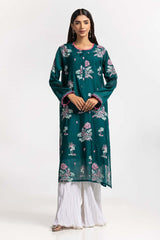 Dyed Cottonsilk Embroidered Shirt GLS-24-73