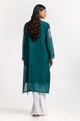 Dyed Cottonsilk Embroidered Shirt GLS-24-73