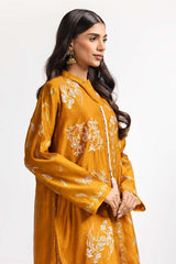 Dyed Cottonsilk Embroidered Shirt GLS-24-74