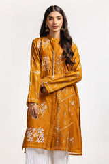 Dyed Cottonsilk Embroidered Shirt GLS-24-74