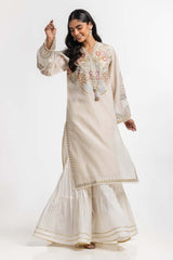 Dyed Cottonsilk Embroidered Shirt GLS-24-75