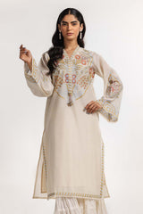 Dyed Cottonsilk Embroidered Shirt GLS-24-75