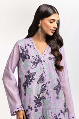 Dyed Cottonsilk Embroidered Shirt GLS-24-77