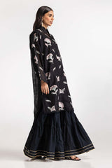 Dyed Cottonsilk Embroidered Shirt GLS-24-78