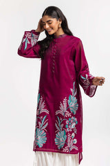 Dyed Cottonsilk Embroidered Shirt GLS-24-80