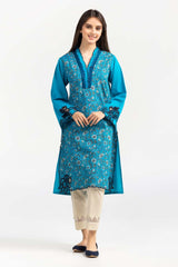 Screen Printed and Embroidered Cambric Shirt GLW-21-94