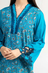 Screen Printed and Embroidered Cambric Shirt GLW-21-94