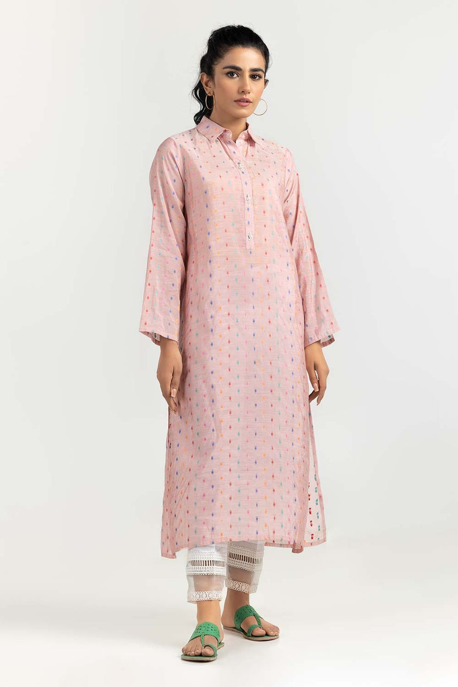 Paper Cotton Jacquard Shirt