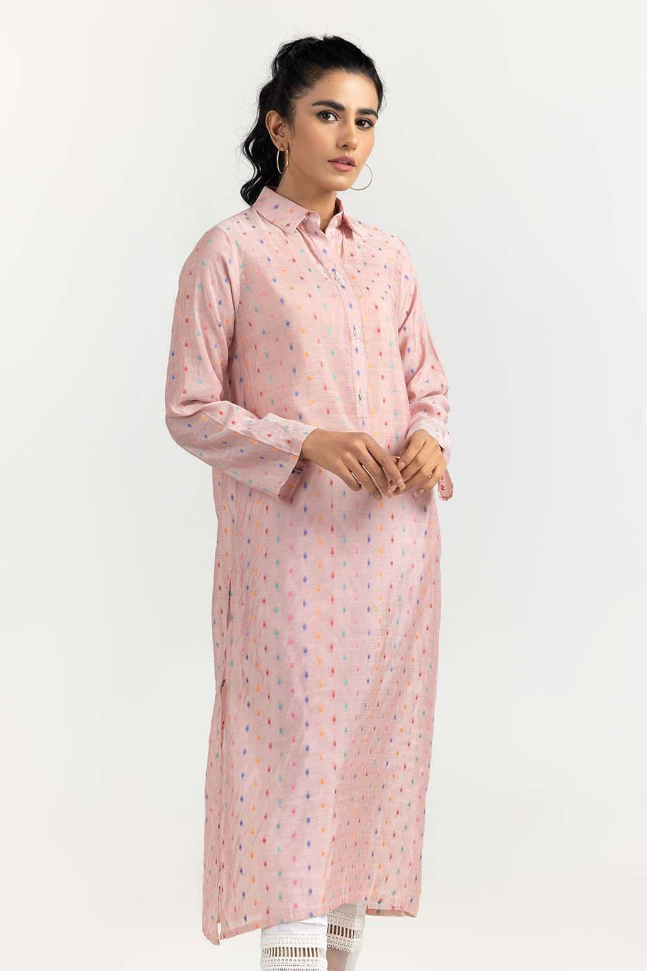 Paper Cotton Jacquard Shirt