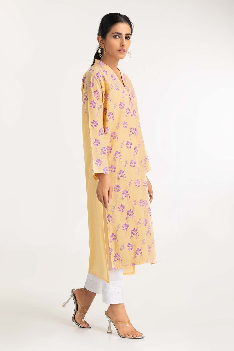 Neon Print Cambric Shirt
