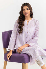 Foil Print Slub Shirt GLW-22-60